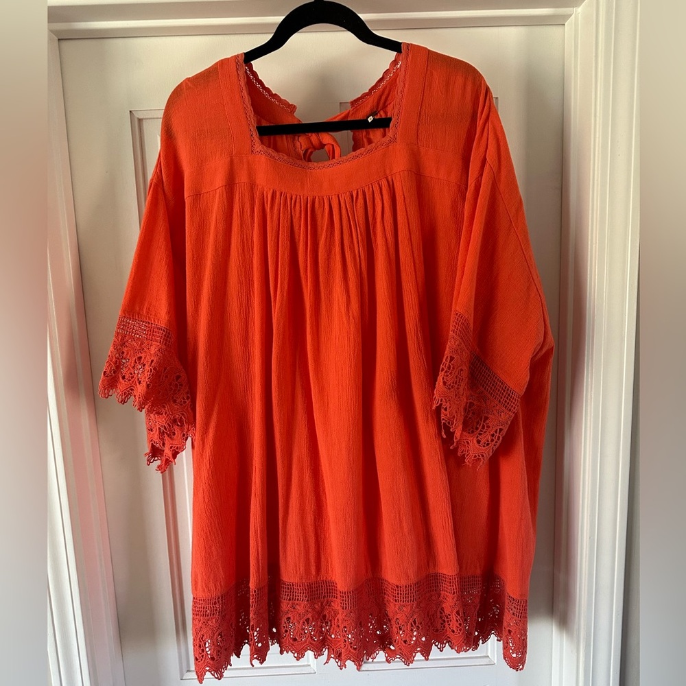 Free People coral dress